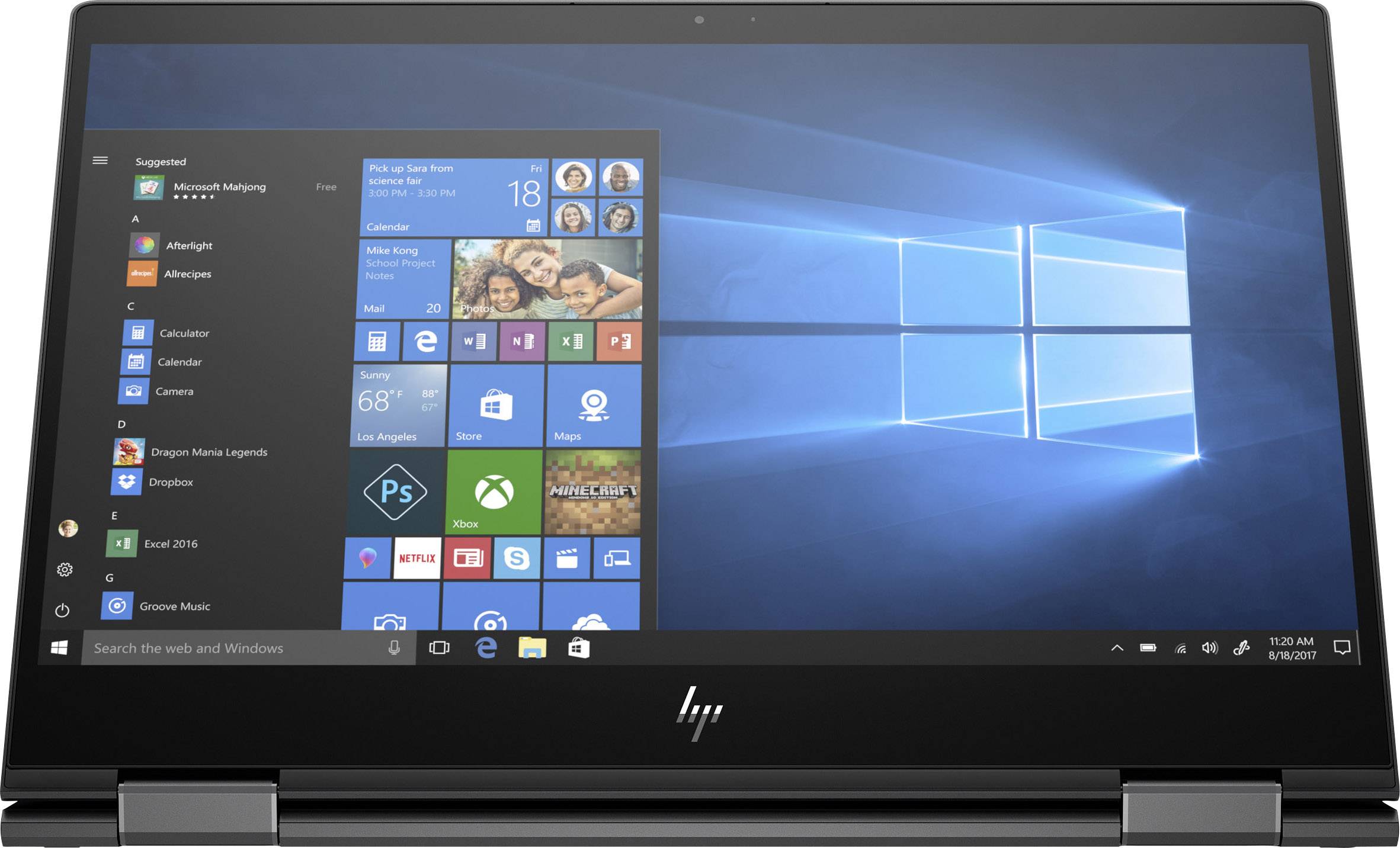 HP ENVY 13-ar0006ng 33.8cm (13.3 Zoll) Notebook AMD Ryzen 7 3700U 8GB 512GB SSD AMD Radeon Vega Graphics Vega 10 Windows® 10 Home