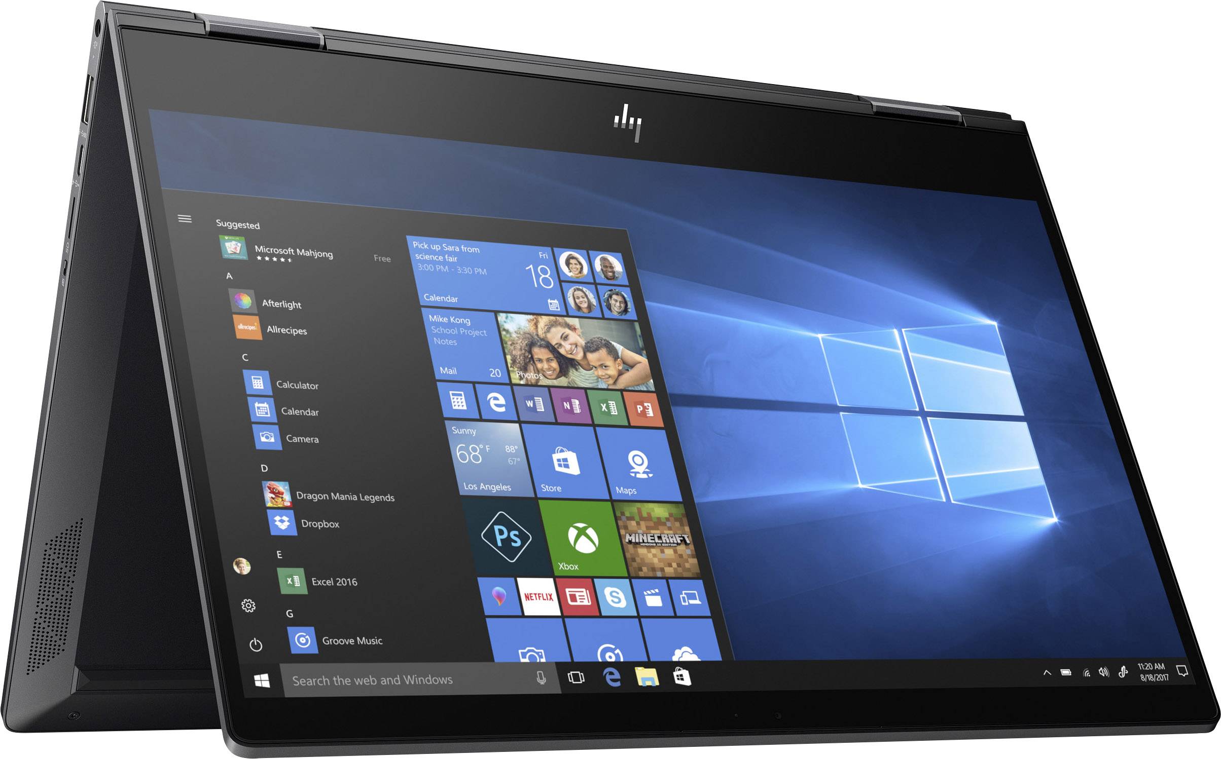 HP ENVY 13-ar0006ng 33.8cm (13.3 Zoll) Notebook AMD Ryzen 7 3700U 8GB 512GB SSD AMD Radeon Vega Graphics Vega 10 Windows® 10 Home