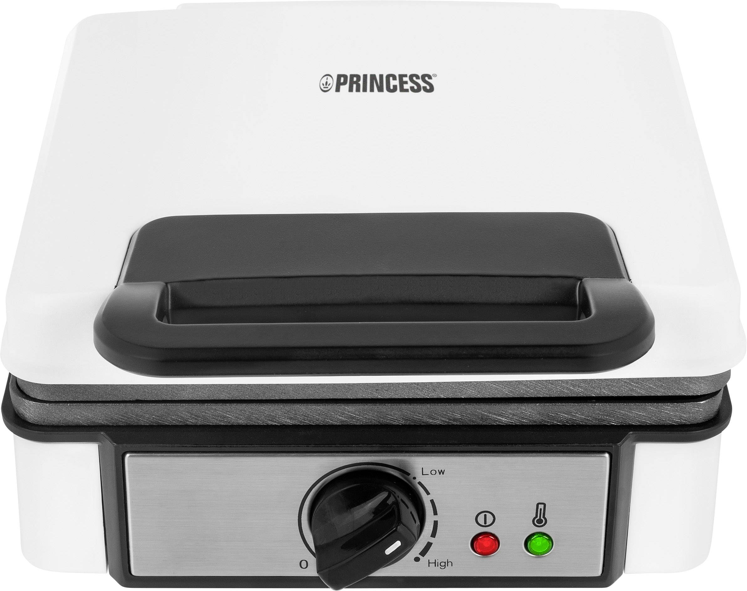 Princess 01.132397.01.001 Waffeleisen mit manueller Temperatureinstellung Weiß