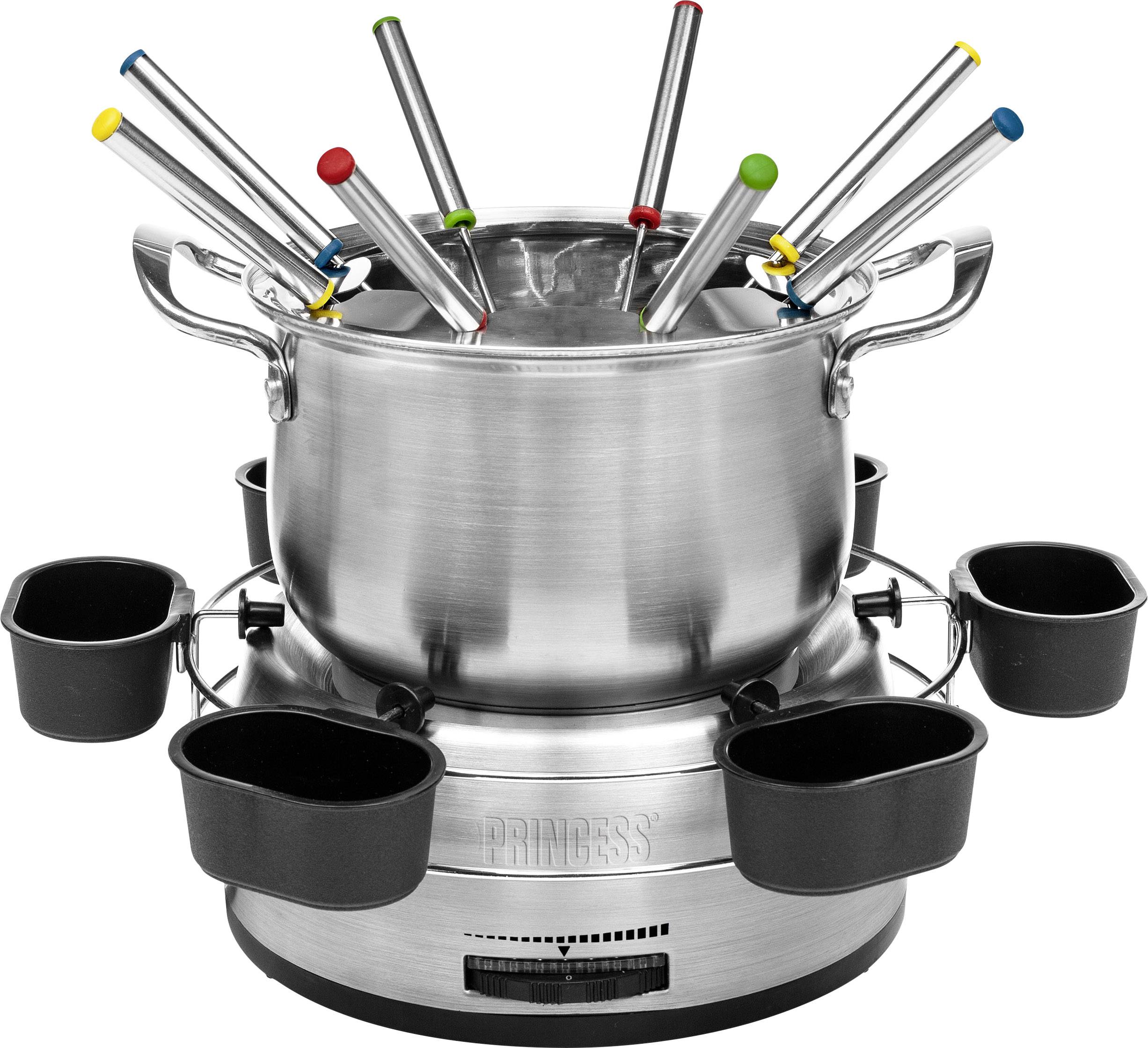 Princess 01.172680.01.001 Fondue 800W Silber