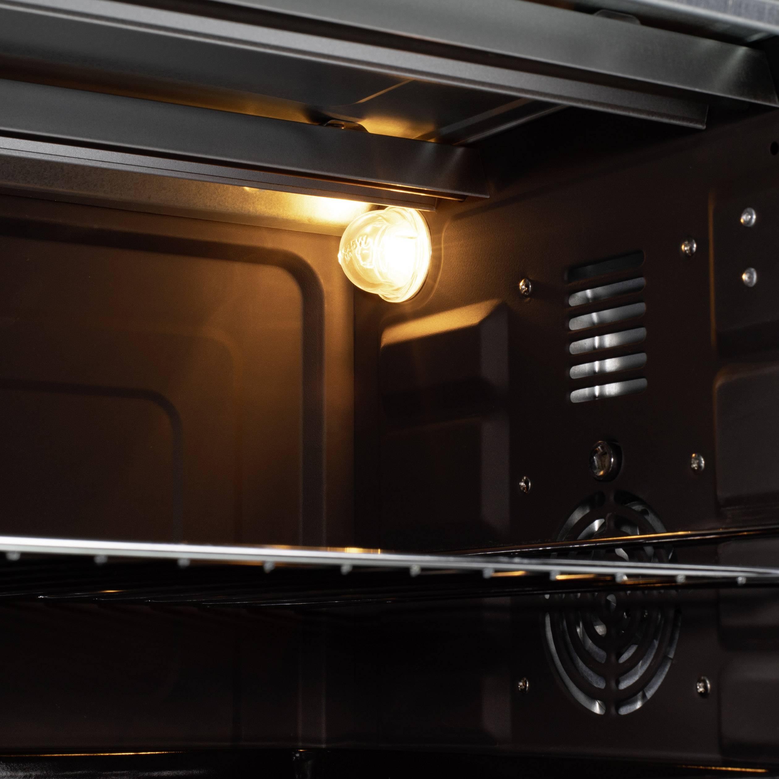 Princess 01.112756.01.001 Minibackofen mit manueller Temperatureinstellung, Timerfunktion, mit Konvektion, kabelgebunden 45l