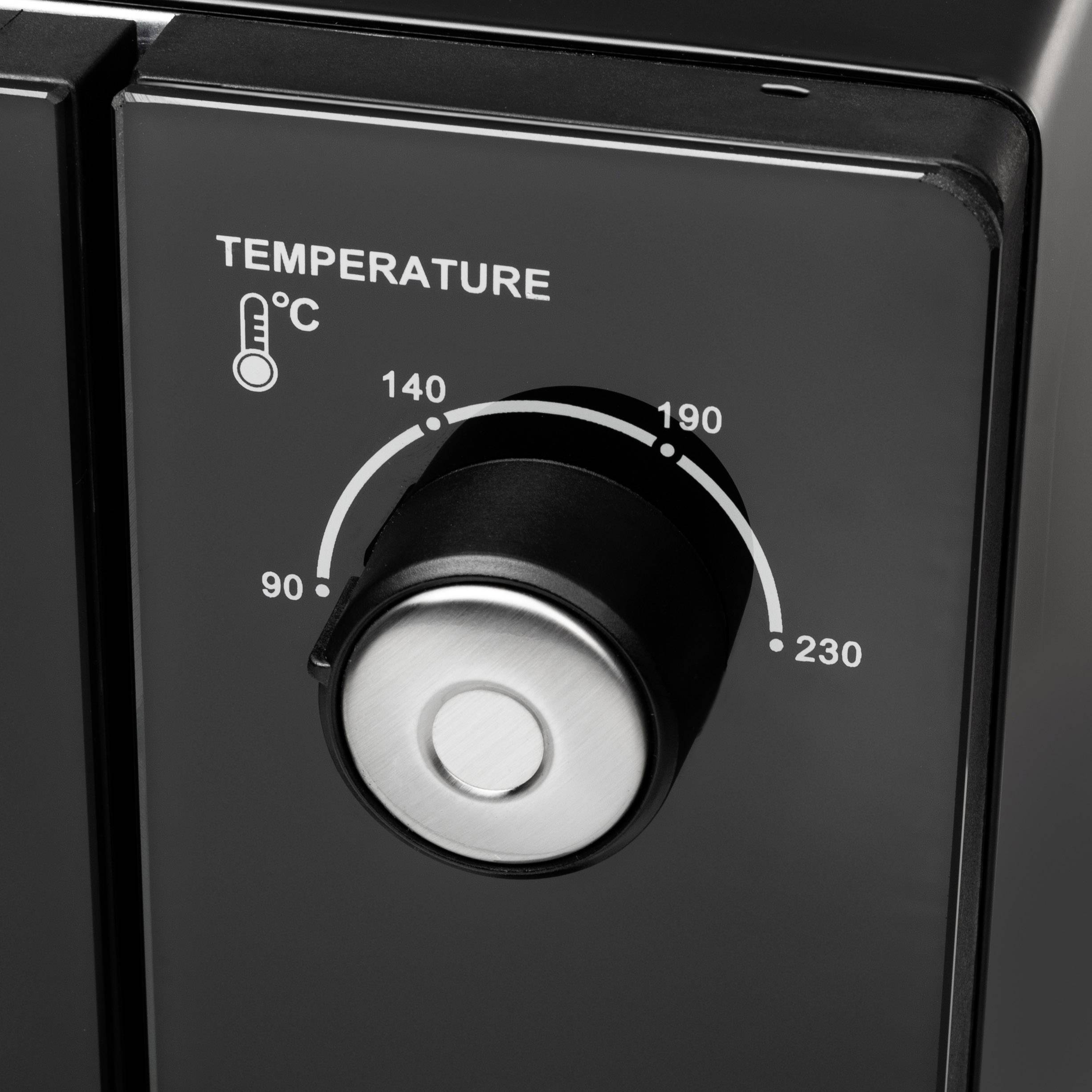 Princess 01.112756.01.001 Minibackofen mit manueller Temperatureinstellung, Timerfunktion, mit Konvektion, kabelgebunden 45l