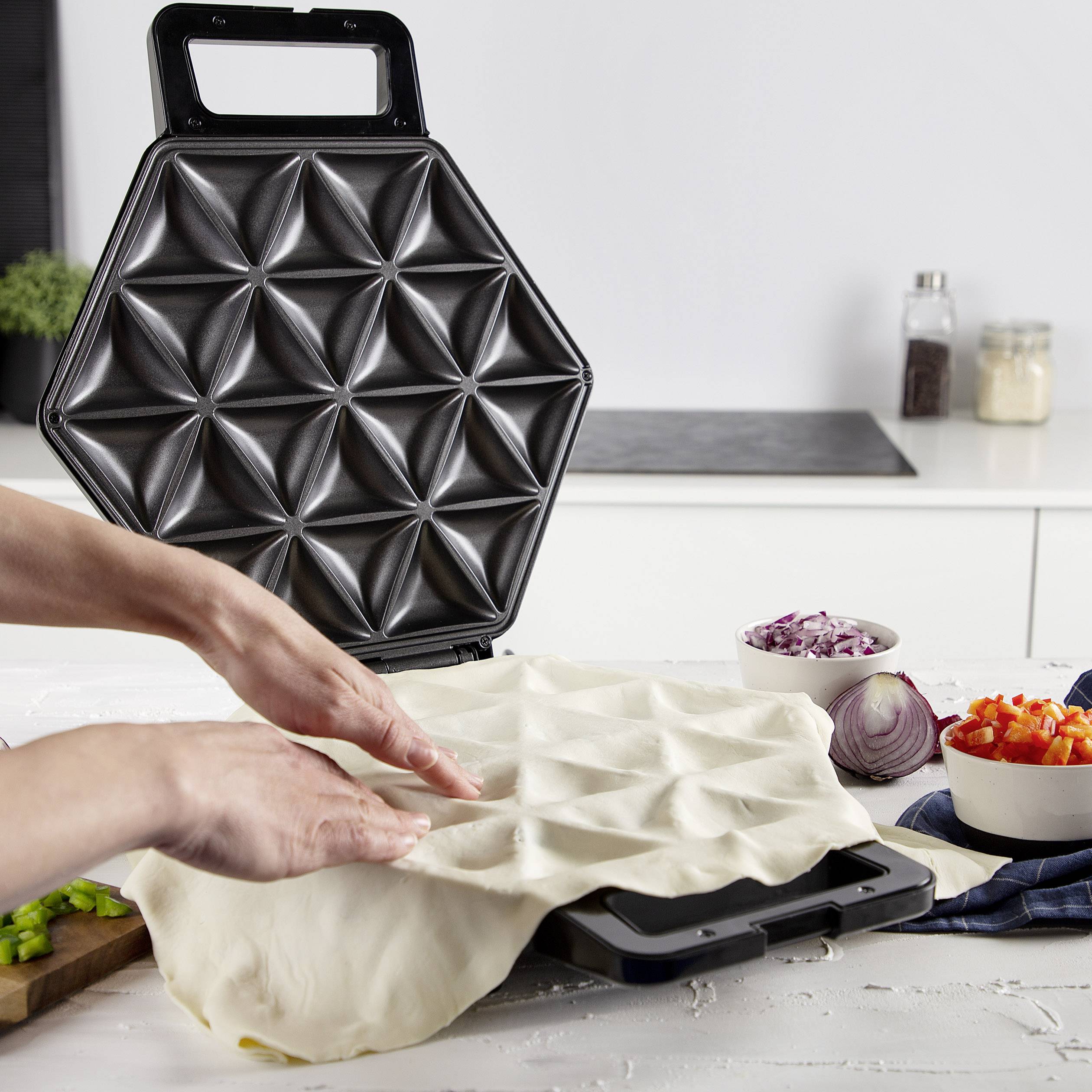 Princess 01.123001.01.001 01.123001.01.001 Sandwichmaker Silber, Schwarz