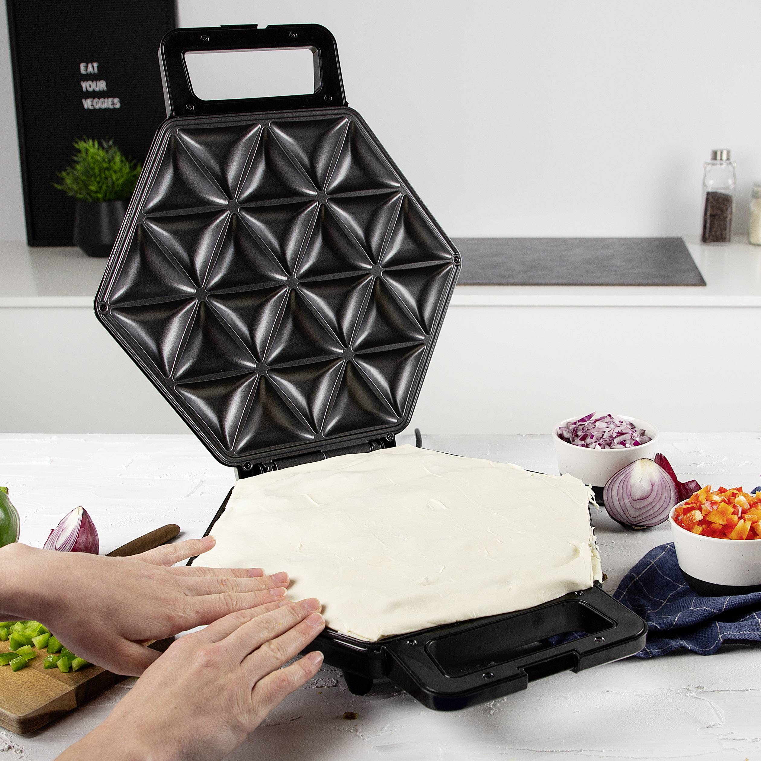 Princess 01.123001.01.001 01.123001.01.001 Sandwichmaker Silber, Schwarz