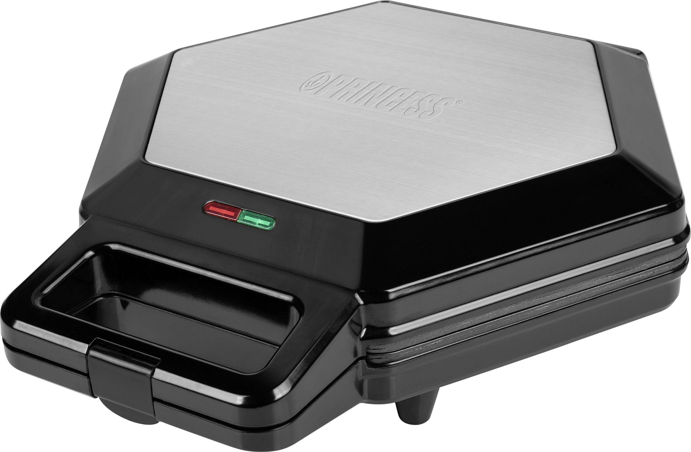 Princess 01.123001.01.001 01.123001.01.001 Sandwichmaker Silber, Schwarz