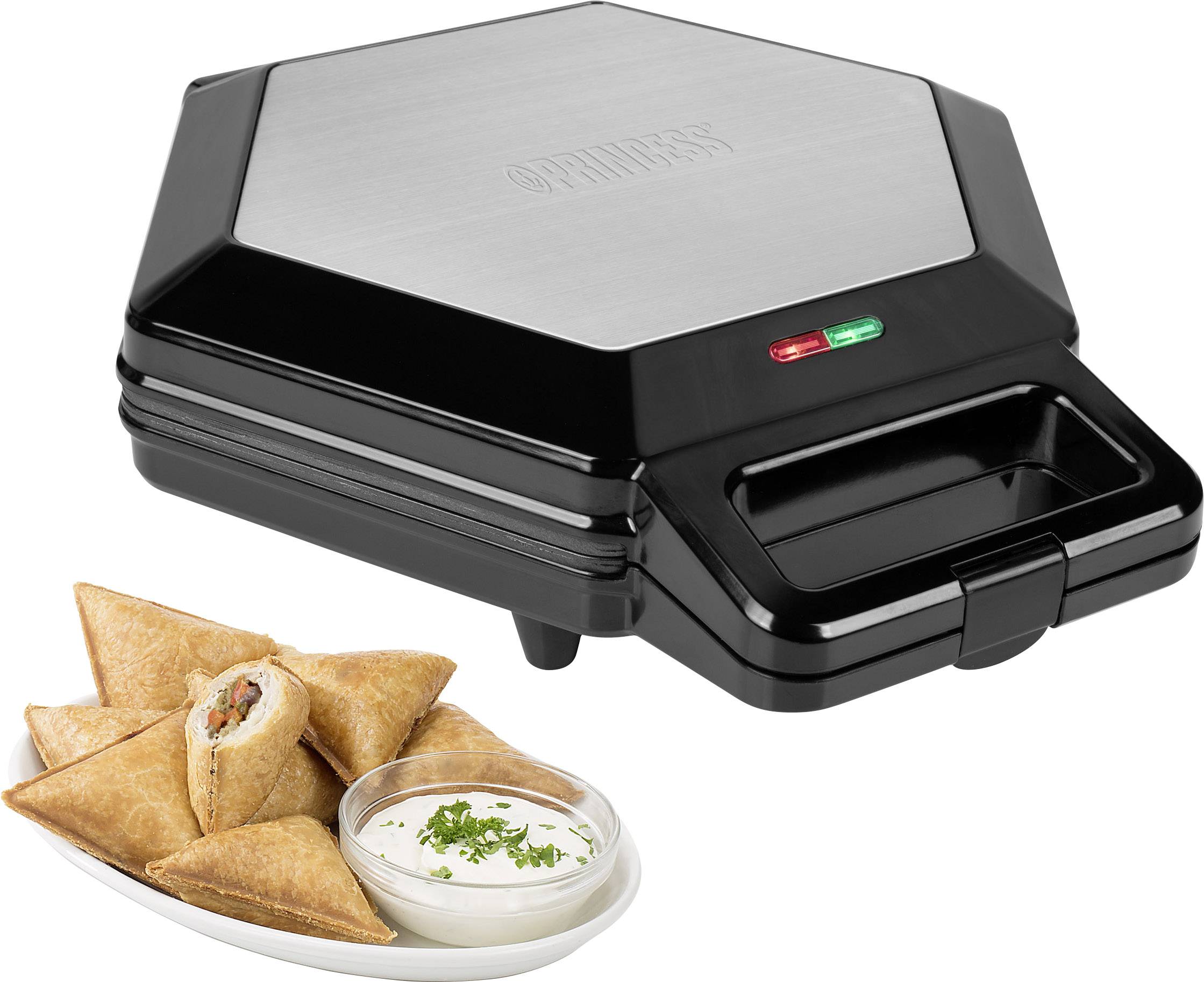 Princess 01.123001.01.001 01.123001.01.001 Sandwichmaker Silber, Schwarz