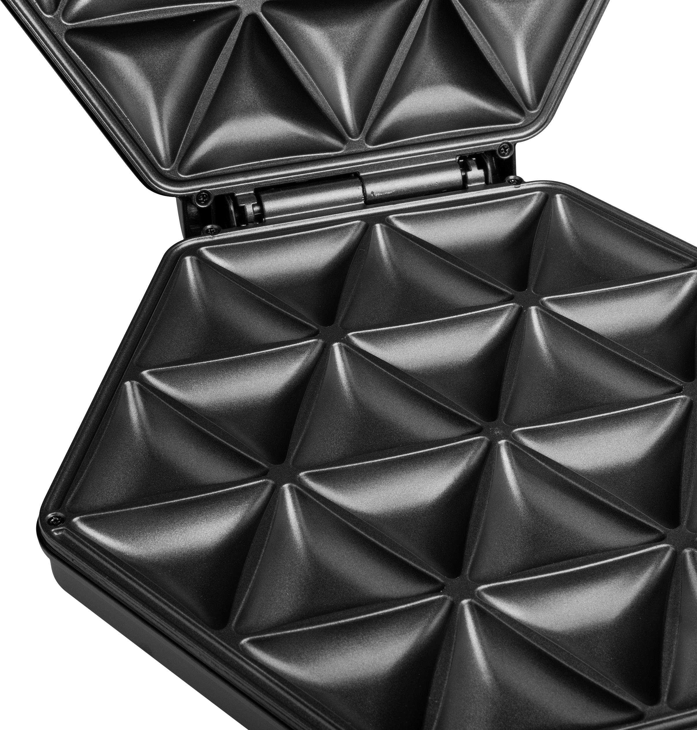 Princess 01.123001.01.001 01.123001.01.001 Sandwichmaker Silber, Schwarz