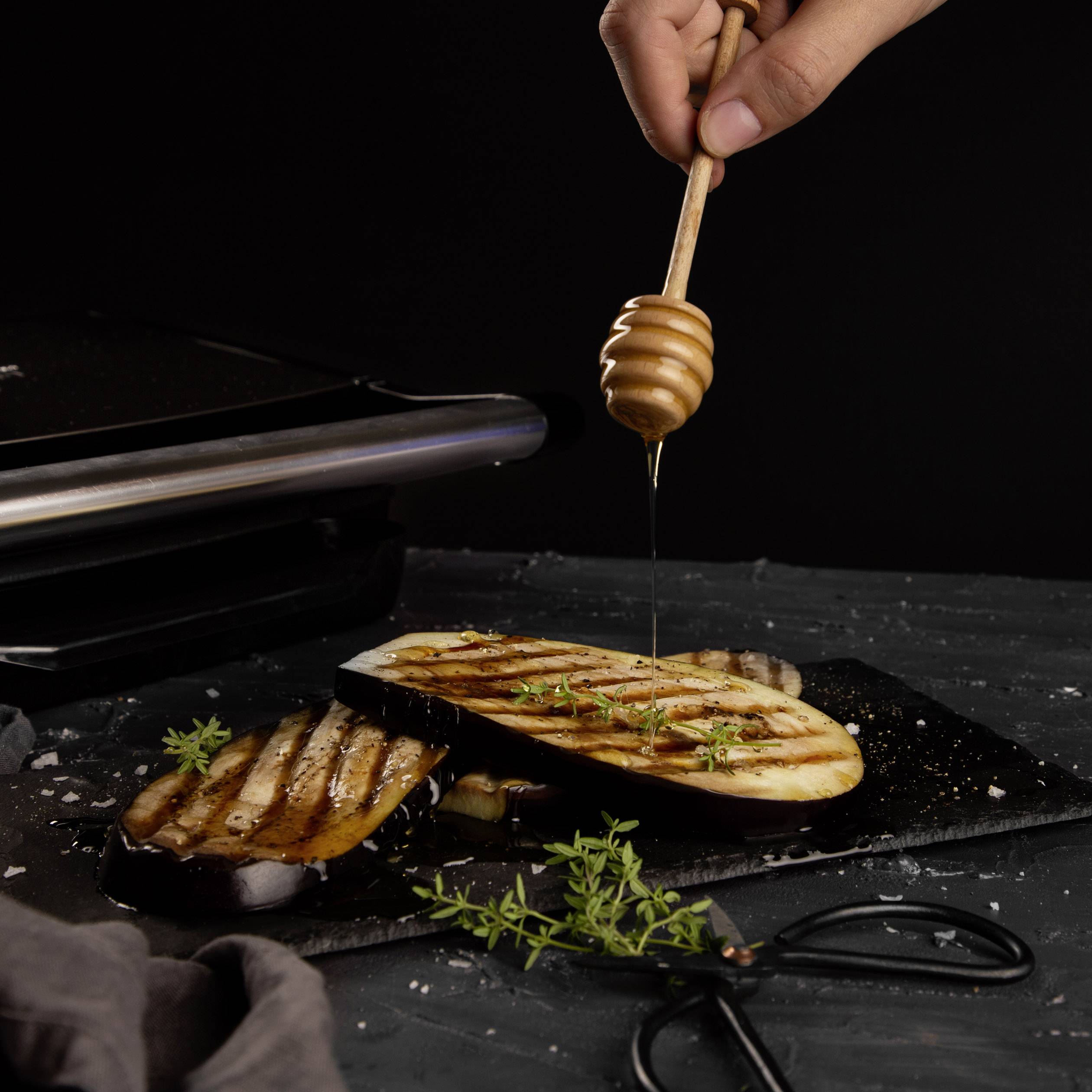 Princess Panini Elektro Kontaktgrill Silber, Schwarz