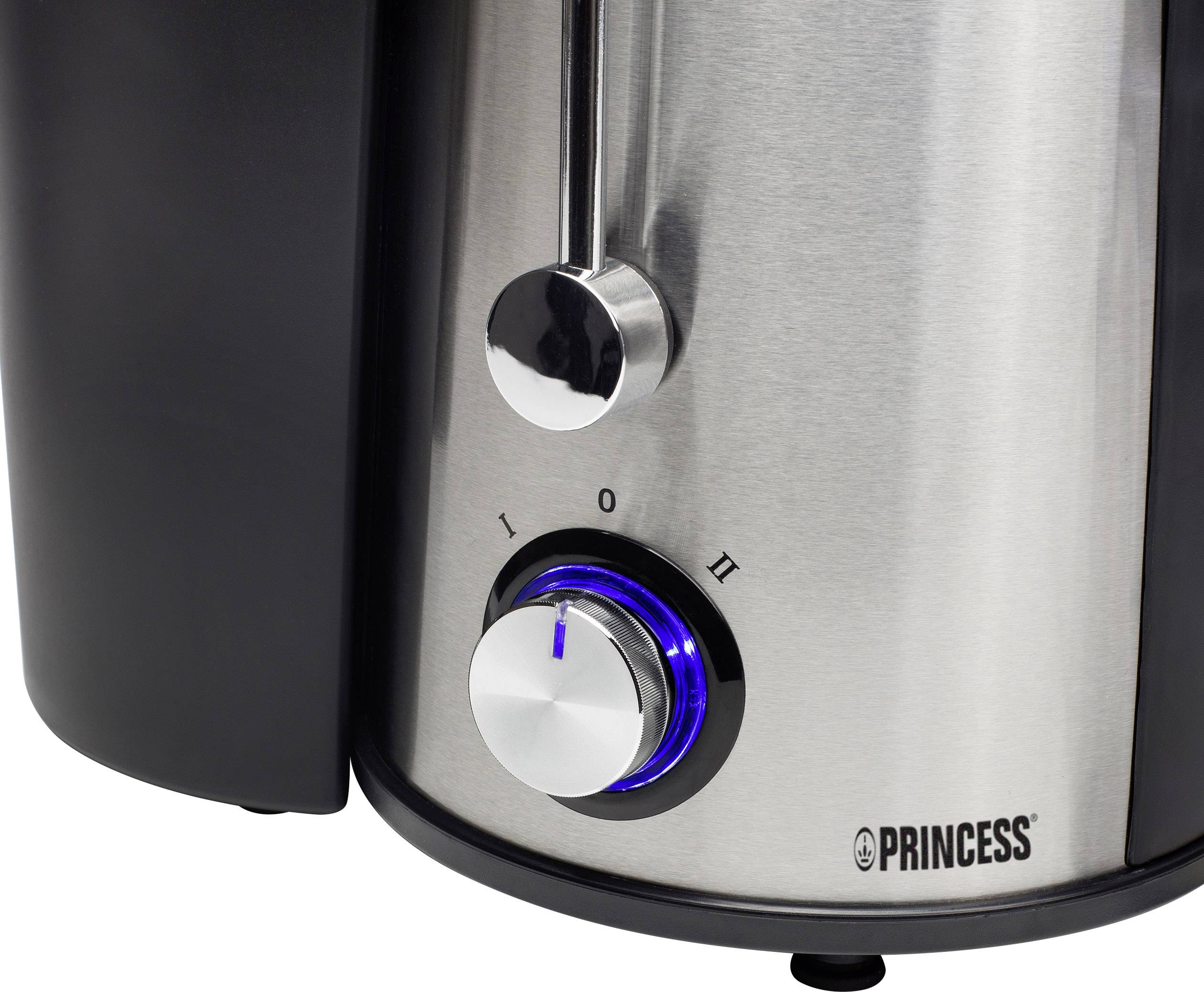 Princess Entsafter 01.203040.01.002 700W Schwarz, Silber