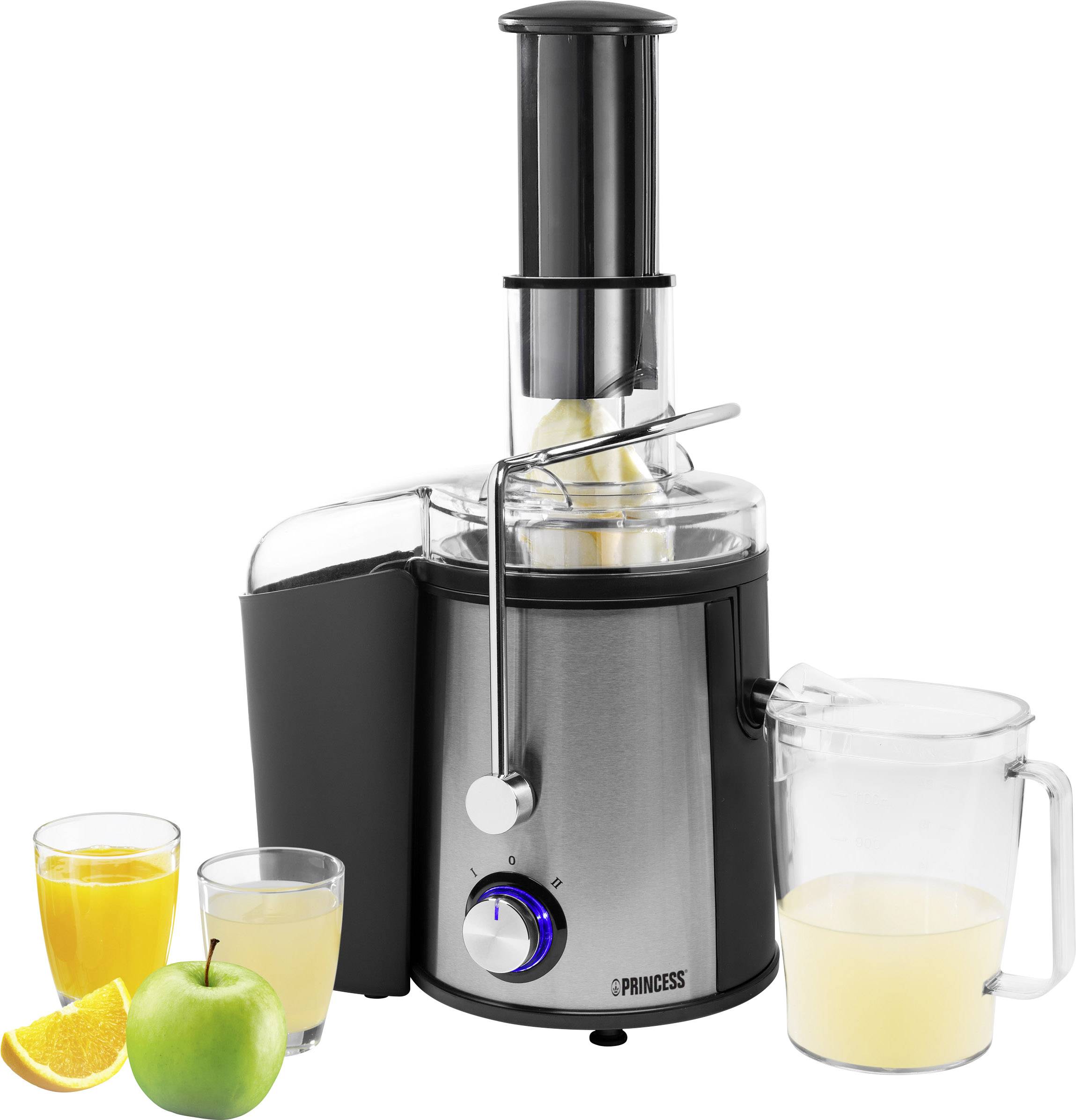 Princess Entsafter 01.203040.01.002 700W Schwarz, Silber