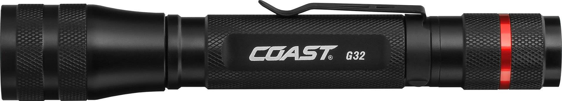 Coast G32 LED Taschenlampe mit Gürtelclip batteriebetrieben 355lm 65g