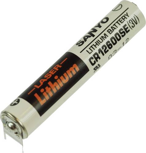 FDK CR 12600 SE-FT1, CR2NP Spezial-Batterie CR 2 NP U-Lötpins Lithium 3V 1500 mAh 1St.