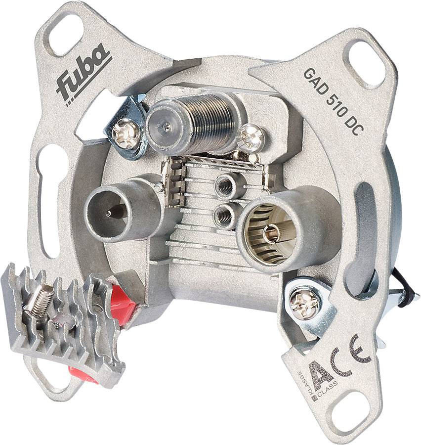 fuba GAD 510 DC Antennendose SAT, TV, UKW Wand Durchgangsdose