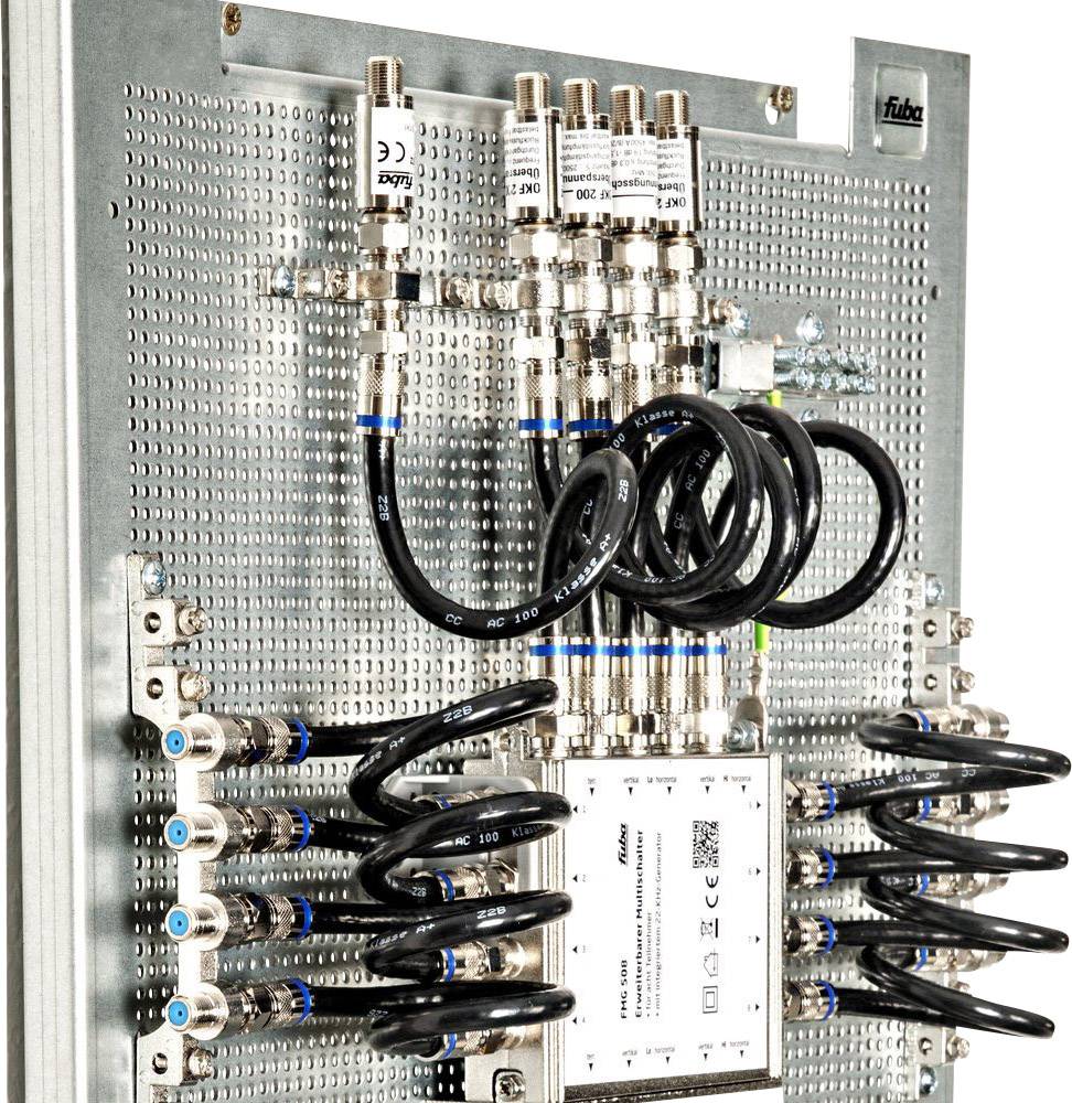 fuba FMP 508 SL Multischalter-Paneel Eingänge (Multischalter): 5 (4 SAT/1 terrestrisch) Teilnehmer-Anzahl: 8