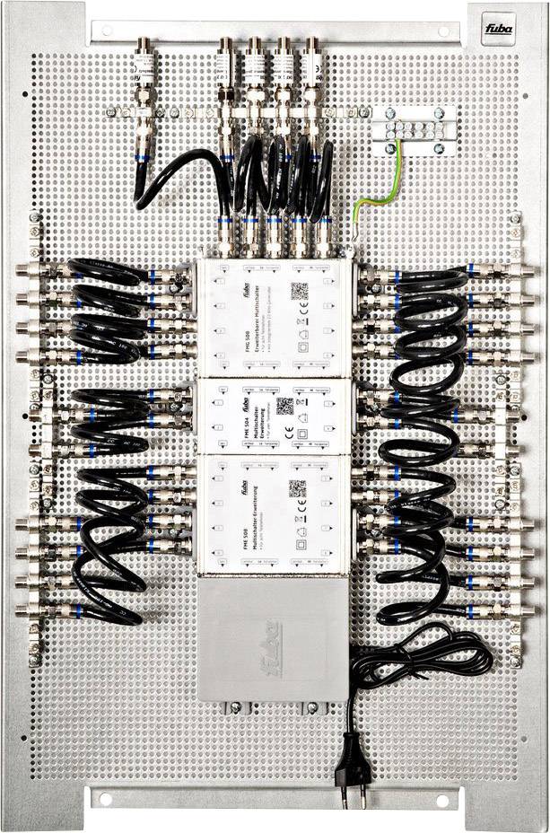 fuba FMP 520 SL Multischalter-Paneel Eingänge (Multischalter): 5 (4 SAT/1 terrestrisch) Teilnehmer-Anzahl: 20