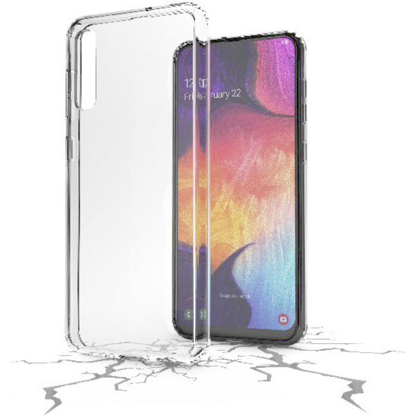 Cellularline CLEAR DUO Backcover Samsung Galaxy A50 Transparent