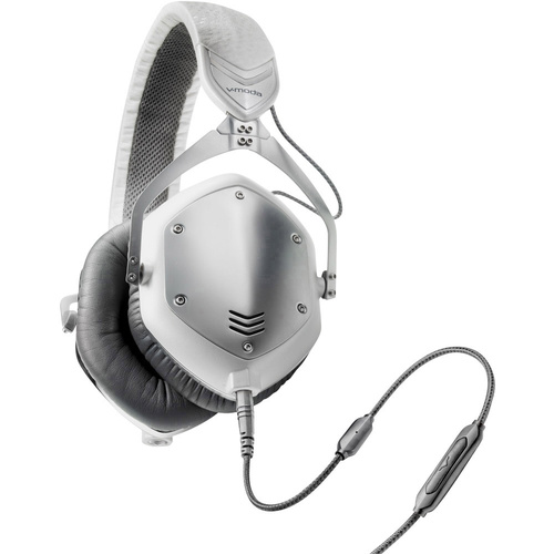 V Moda Crossfade M-100-U Over Ear Kopfhörer Over Ear Noise Cancelling, Surround-Sound, Headset Silber