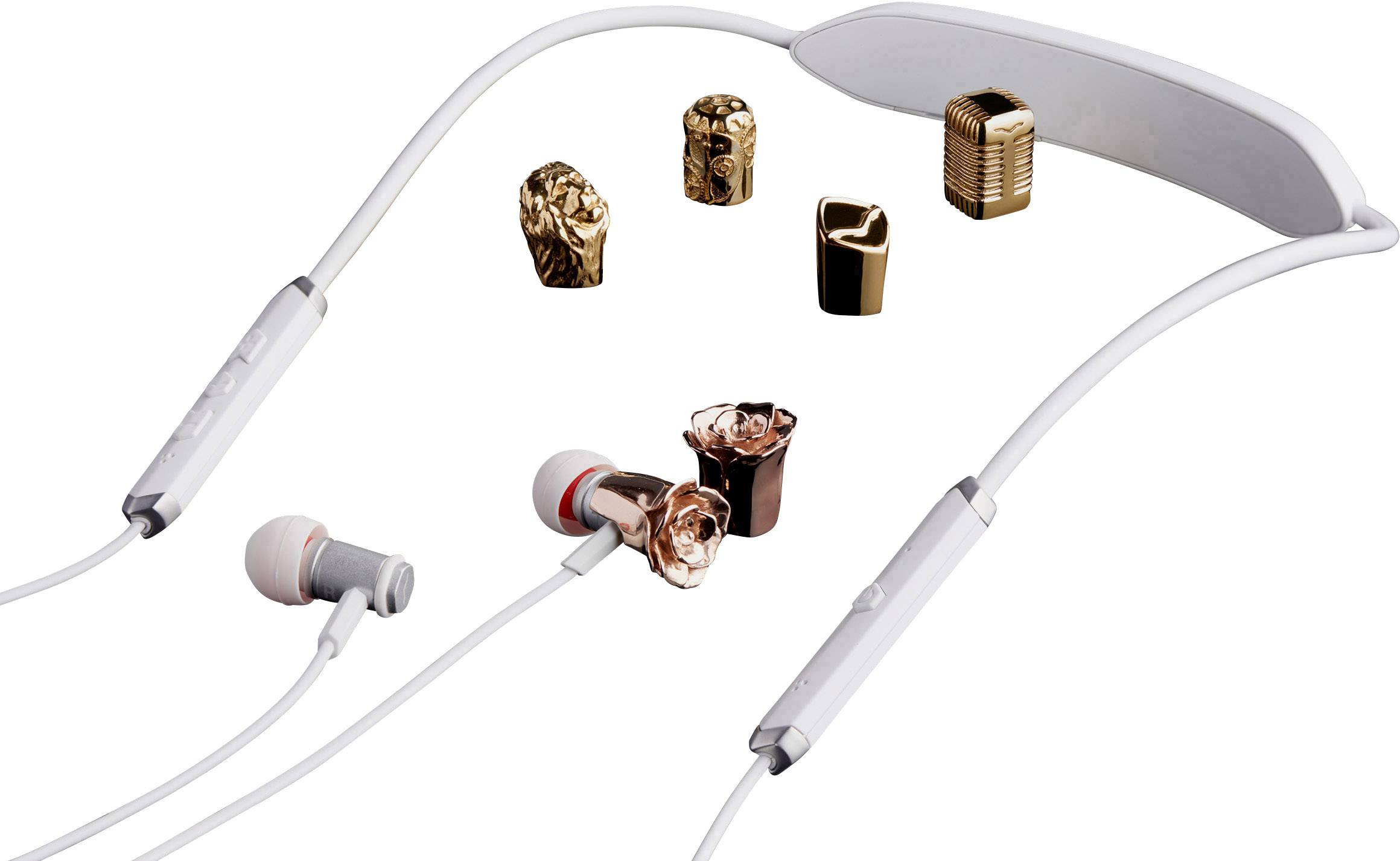 V Moda Forza Wireless Bluetooth® Sport In Ear Kopfhörer In Ear Headset, Noise Cancelling, Schweißresistent, Wasserbeständig Silber