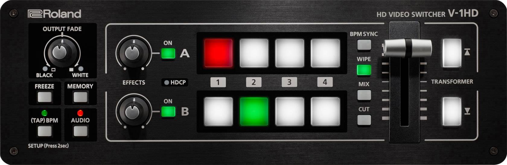 Roland V-1HD HDMI-Switch einzeln schaltbar