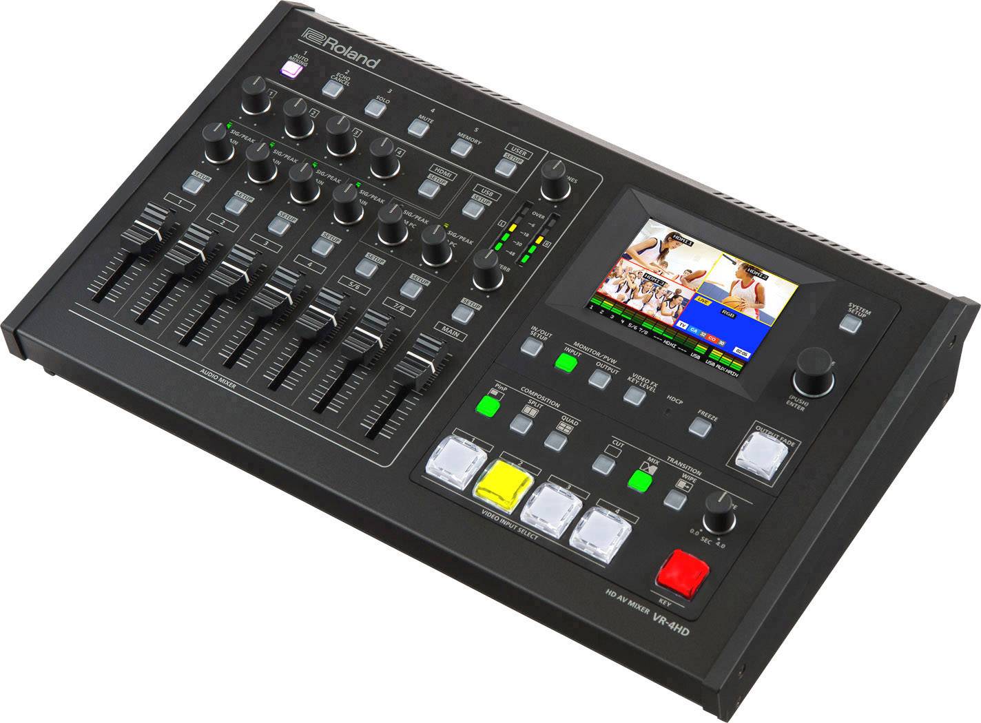 Roland VR-4HD HDMI-Switch LED-Anzeige, einzeln schaltbar