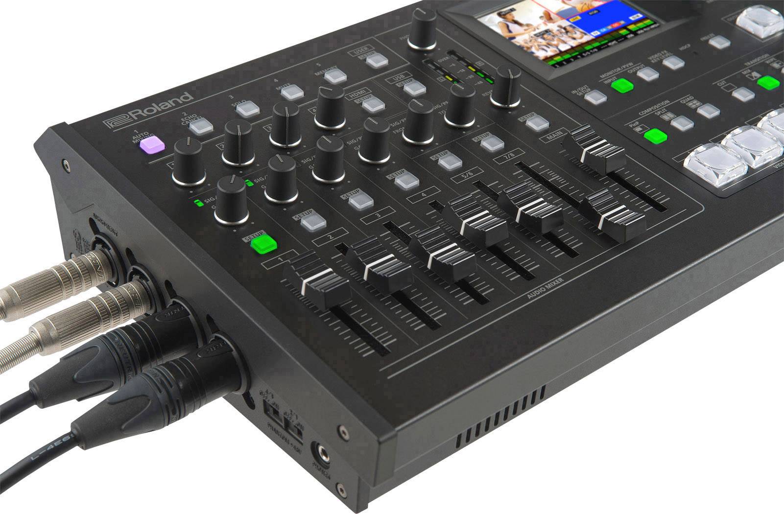 Roland VR-4HD HDMI-Switch LED-Anzeige, einzeln schaltbar