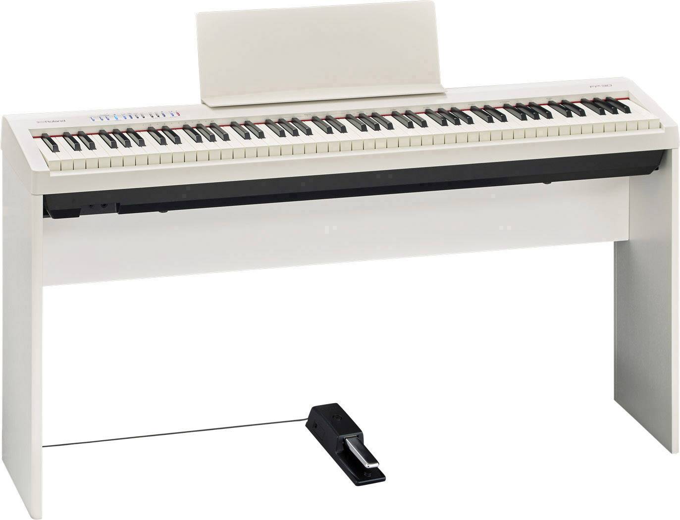 Roland FP-30-WH Digital-Piano Weiß inkl. Netzteil