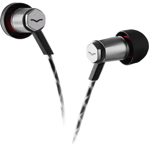V Moda Forza Metallo Sport In Ear Kopfhörer In Ear High-Resolution Audio, Headset, Schweißresistent, Wasserbeständig Schwarz
