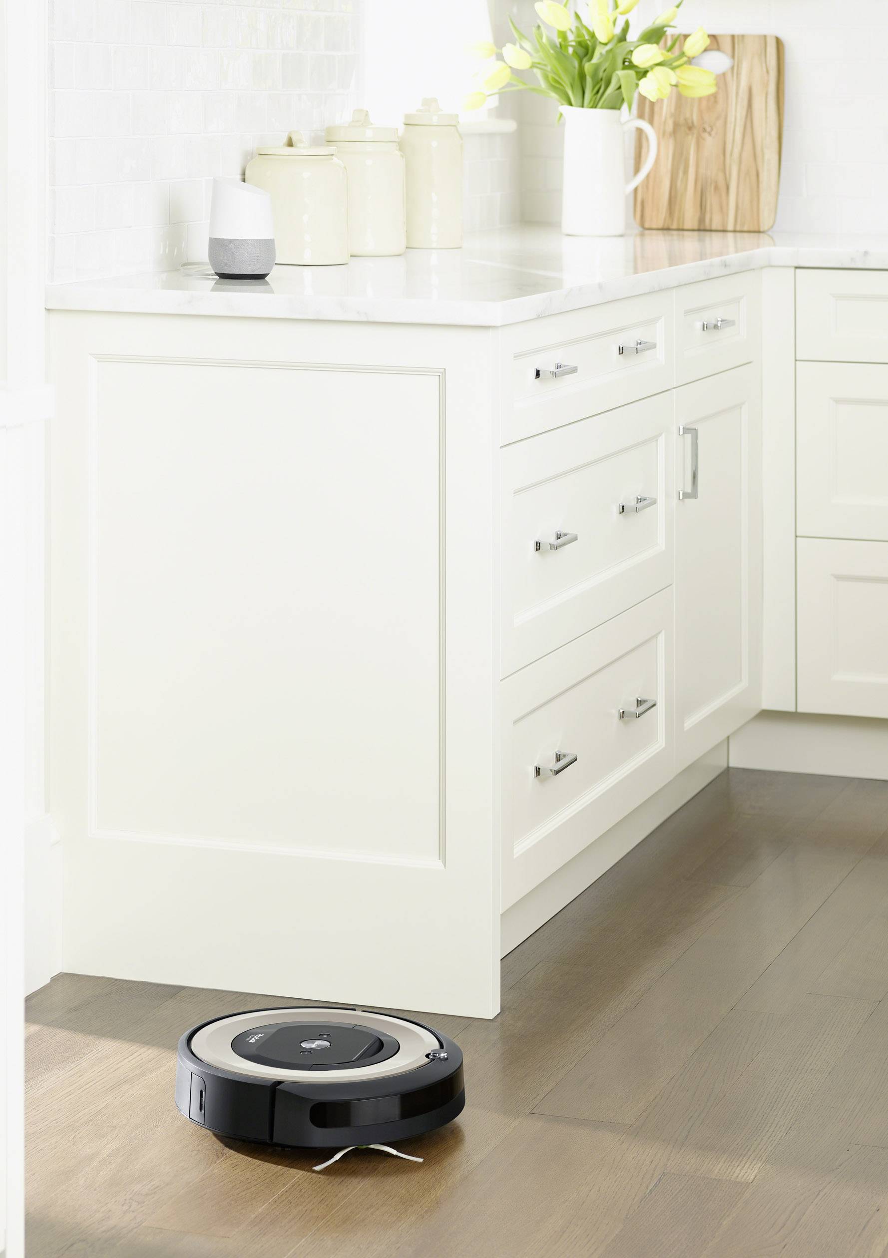 iRobot DE Roomba e5152 Saugroboter Schwarz, Silber