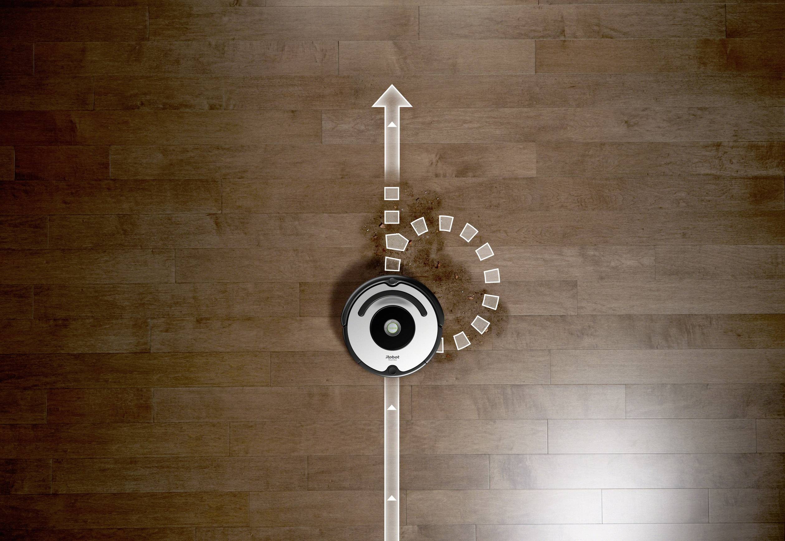 IRobot Roomba 675 Saugroboter Silber, Schwarz