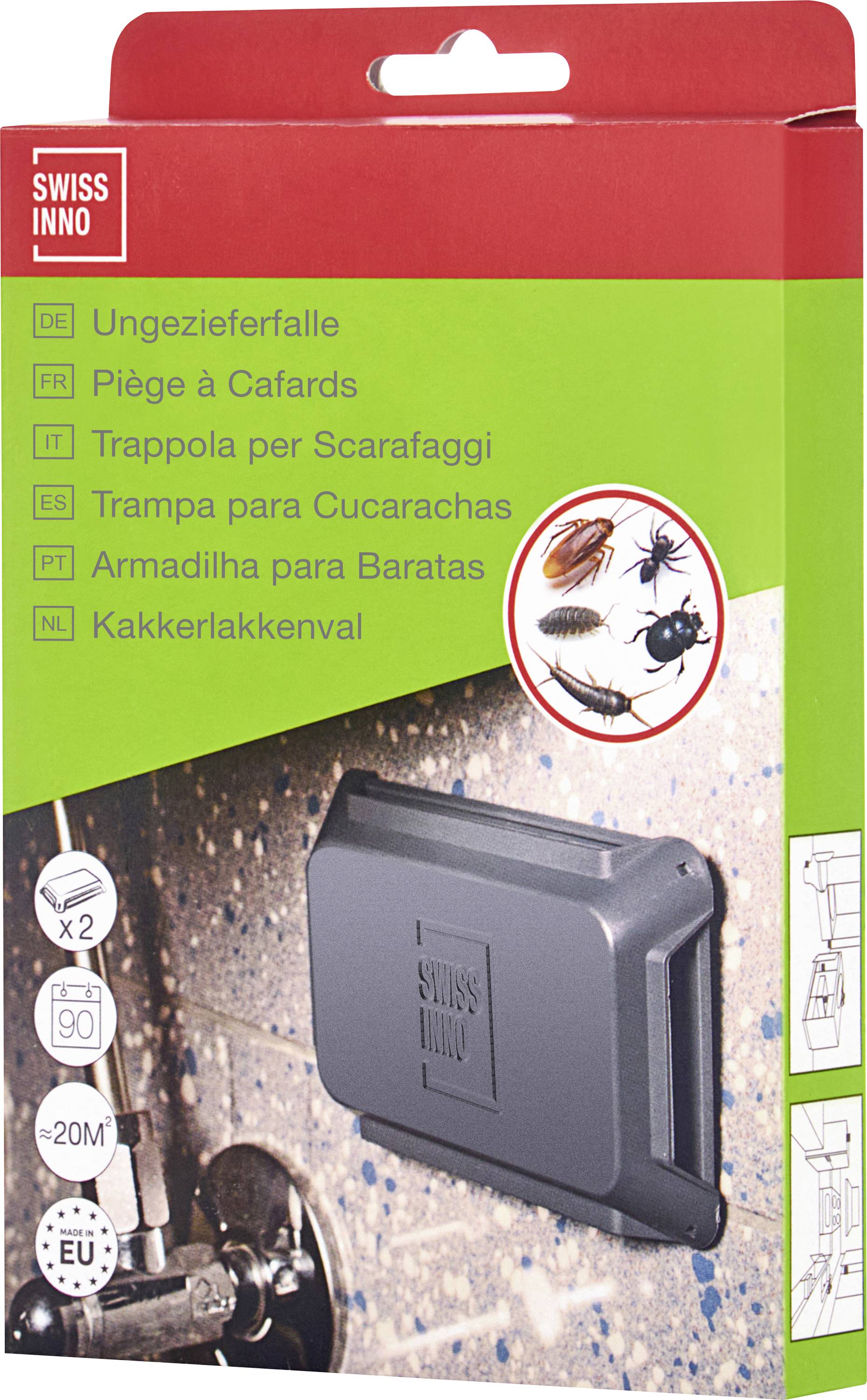 Swissinno Natural-Control Ungezieferfalle Funktionsart Lockstoff 2 St.