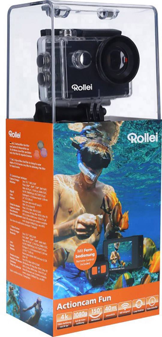 Rollei Fun Action Cam 4K, Full-HD