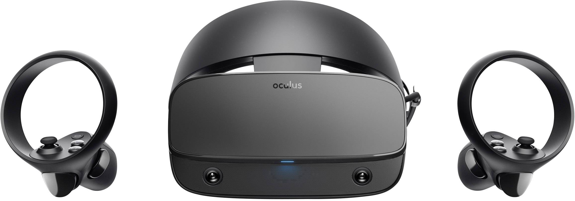 Oculus Rift S Schwarz Virtual Reality Brille inkl. Bewegungssensoren, inkl. Controller, mit integriertem Soundsystem