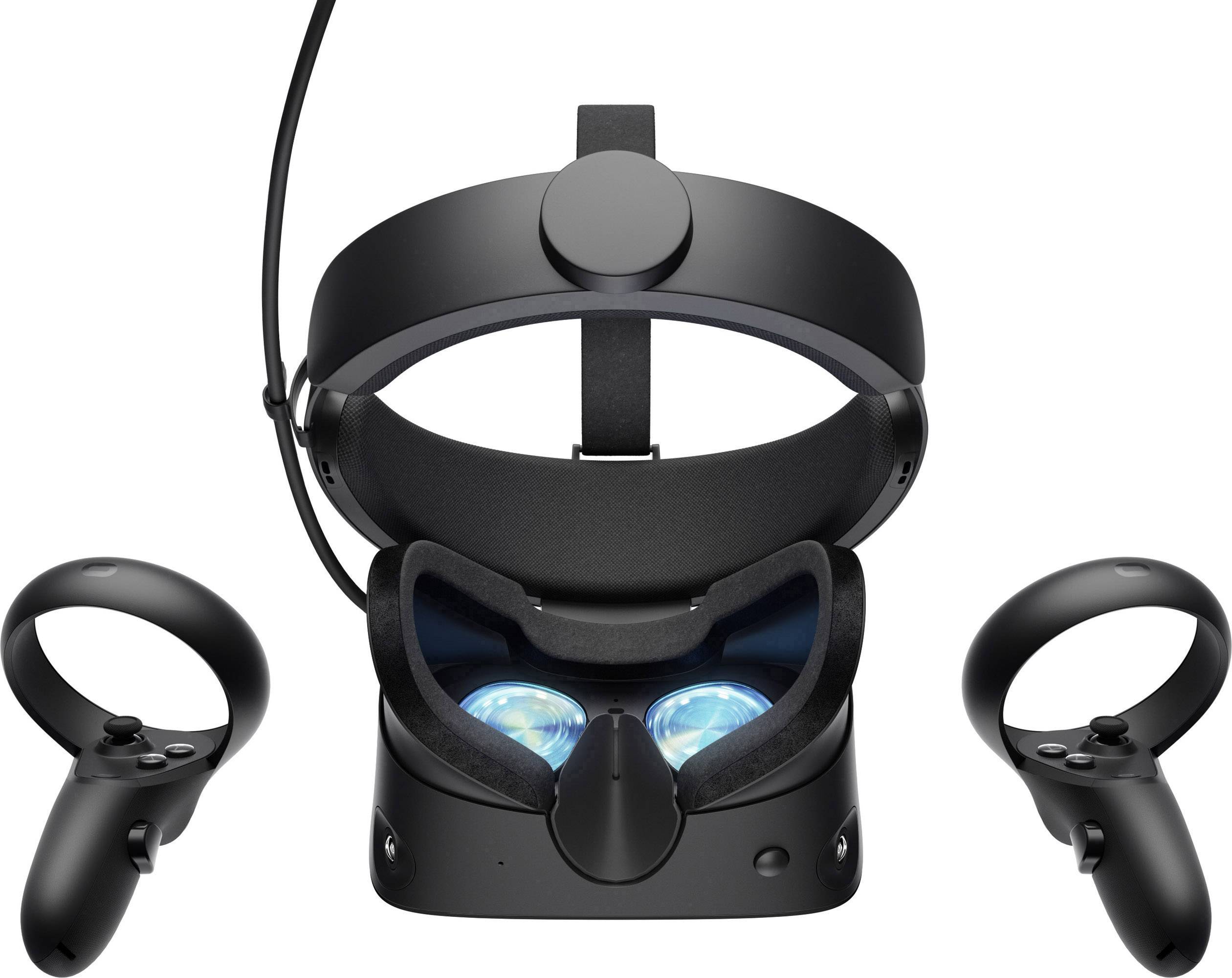 Oculus Rift S Schwarz Virtual Reality Brille inkl. Bewegungssensoren, inkl. Controller, mit integriertem Soundsystem
