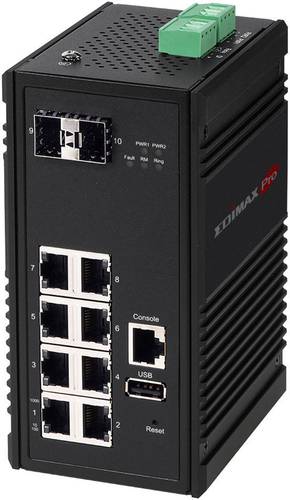 EDIMAX Pro IGS-5208 Industrial Ethernet Switch 8 + 2 Port