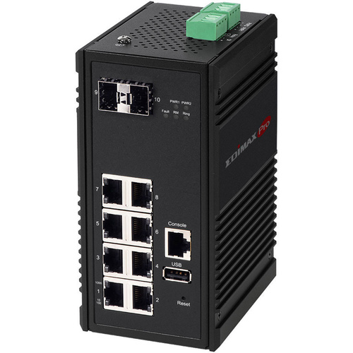 EDIMAX IGS-5208 Industrial Ethernet Switch 8 + 2 Port