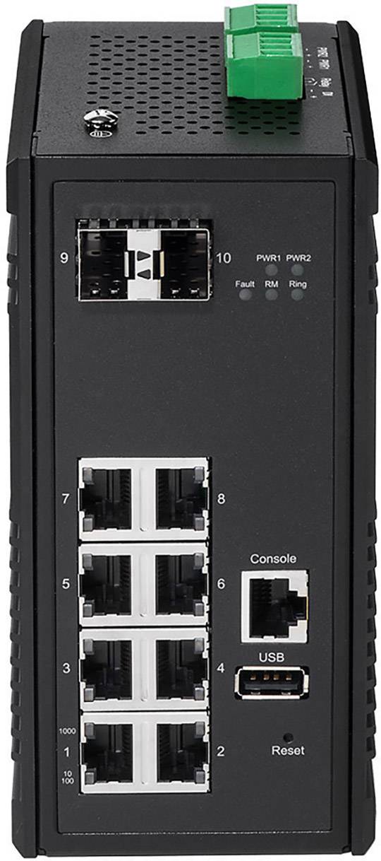 EDIMAX IGS-5208 Industrial Ethernet Switch 8 + 2 Port