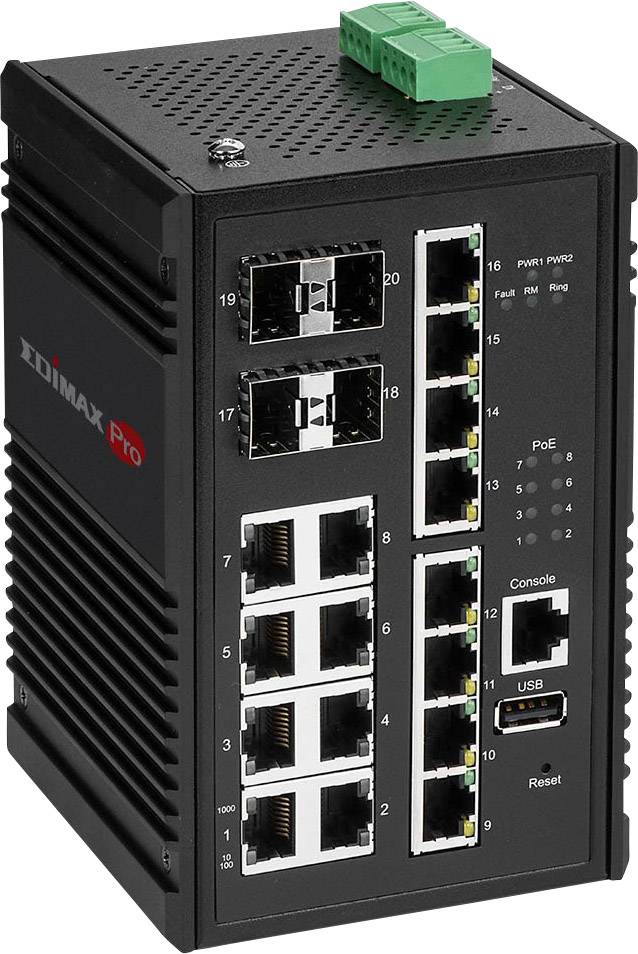 Edimax Pro IGS-5416P - Switch - Smart - 8 x 10/100/1000 (PoE+)