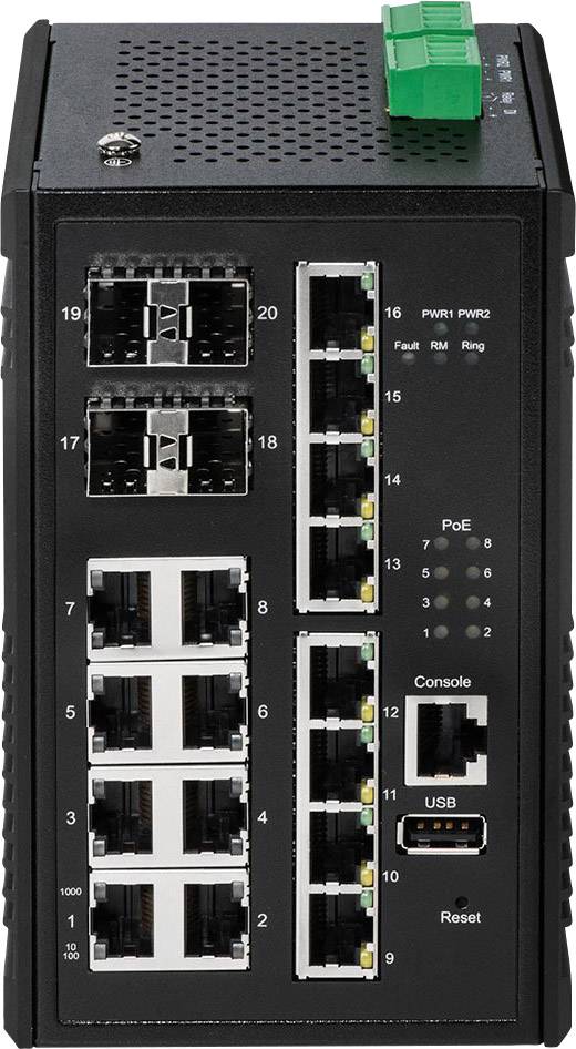 Edimax Pro IGS-5416P - Switch - Smart - 8 x 10/100/1000 (PoE+)