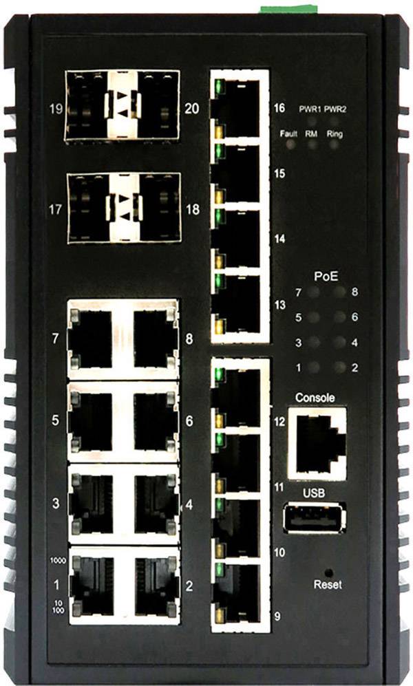 Edimax Pro IGS-5416P - Switch - Smart - 8 x 10/100/1000 (PoE+)