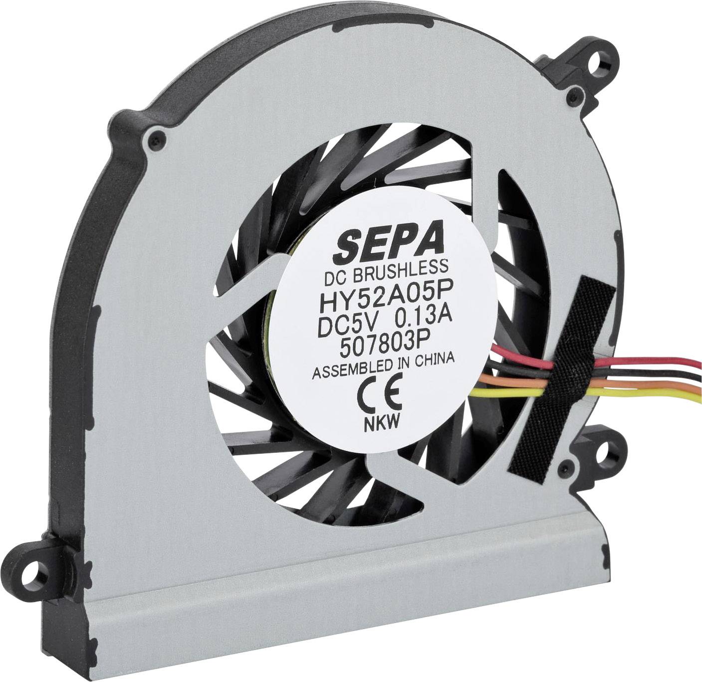 SEPA HY52A05PSE25AP00 Axiallüfter 5 V/DC 4.5 m³/h (L x B x H) 52 x 52 x 8 mm