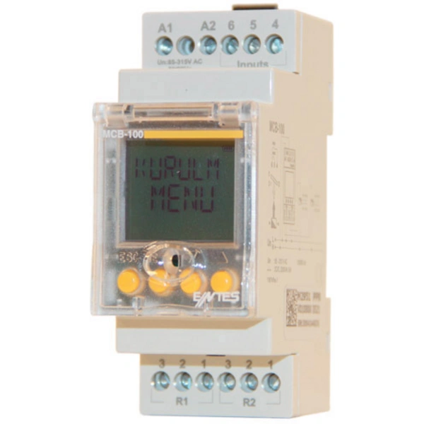 ENTES MCB-125 MCB-125 Zeitrelais Multifunktional 1 St. Zeitbereich: 0.1s - 9999 min ENTES MCB-125 MCB-125 Zeitrelais Multifunktional 1 St. Zeitbereich: 0.1s - 9999 min