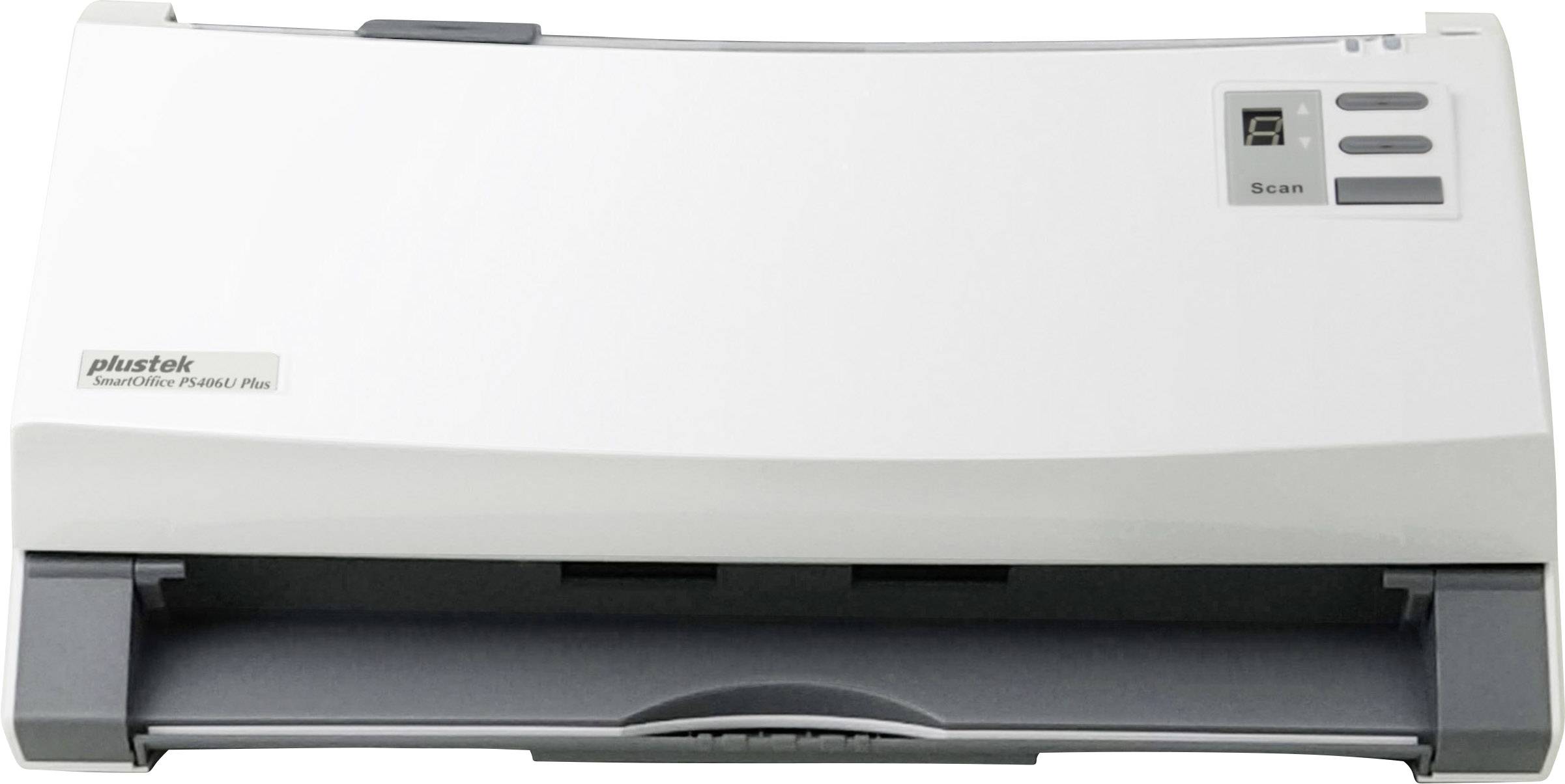 Plustek SmartOffice PS406U Plus Duplex-Dokumentenscanner A4 600 x 600 dpi 40 Seiten/min, 80 Bilder/min USB