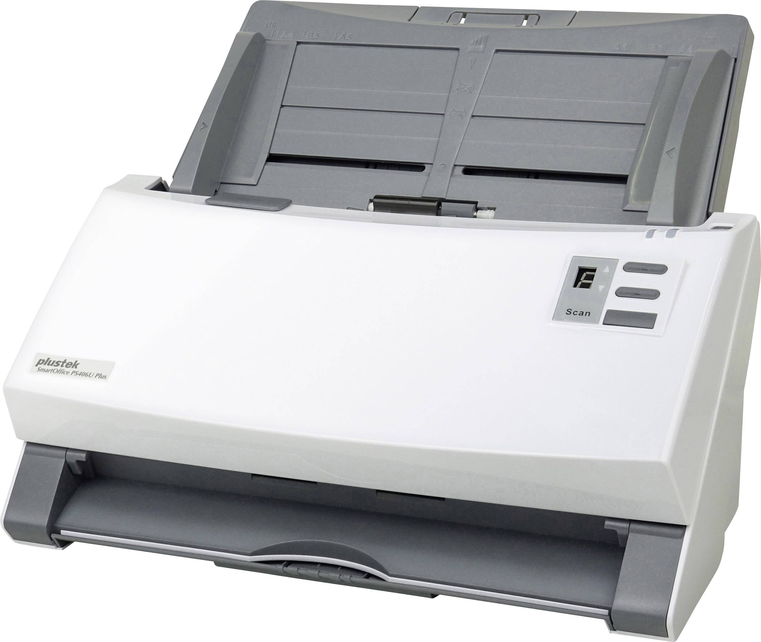 Plustek SmartOffice PS406U Plus Duplex-Dokumentenscanner A4 600 x 600 dpi 40 Seiten/min, 80 Bilder/min USB