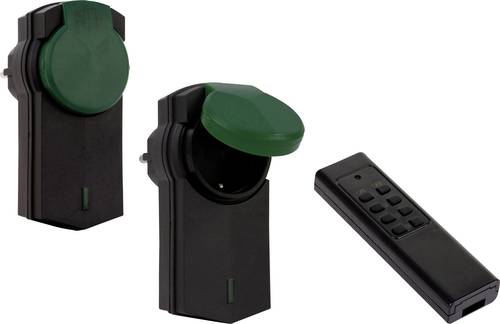 00836914 Funk Steckdosen-Set Außenbereich 2300W