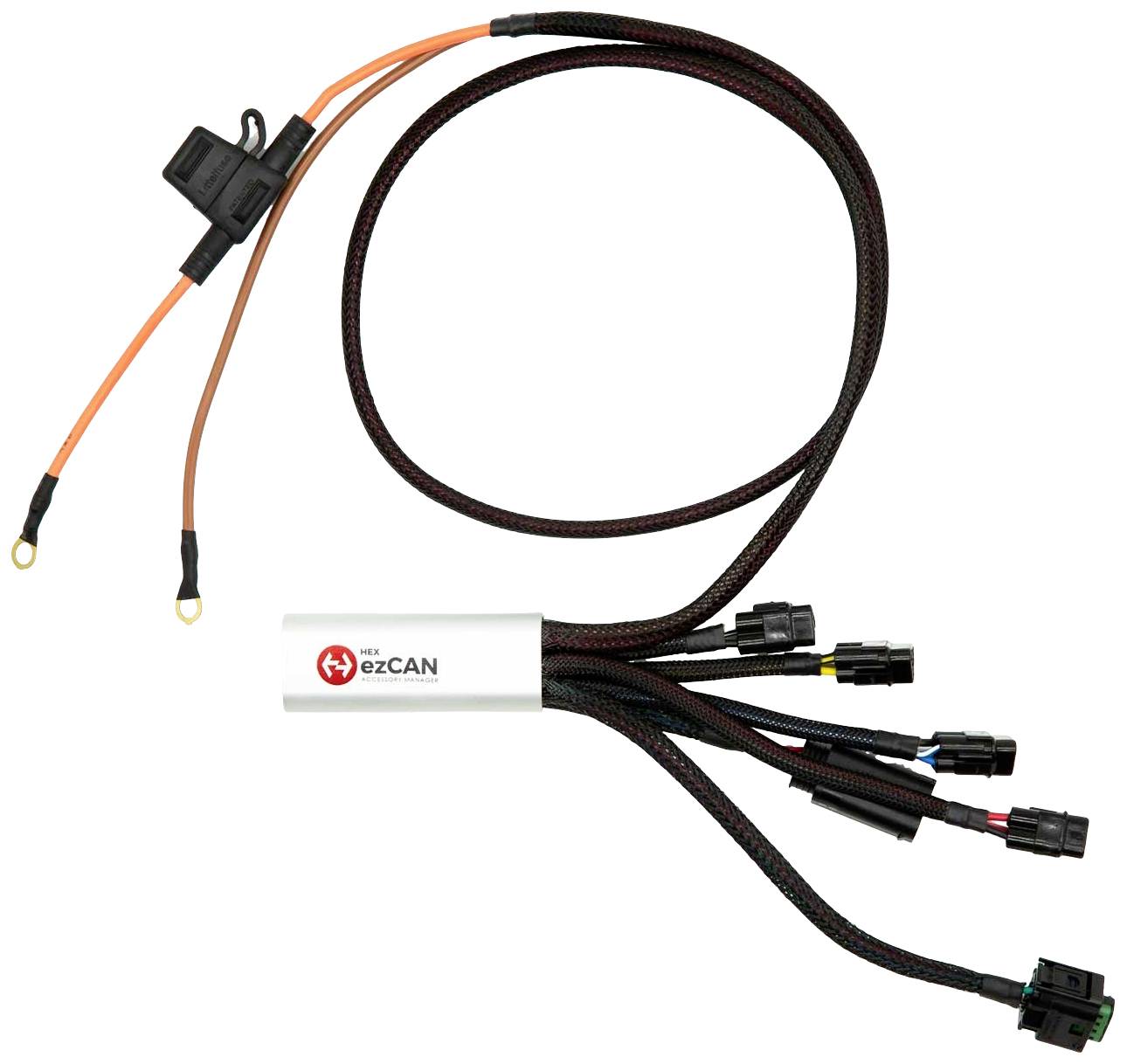 HEX ezCAN 4 Kanal Zubehörmanager Passend für (Auto-Marke): BMW (Motorrad) 76mm x 30mm x 16mm mit Micro-USB Anschluss