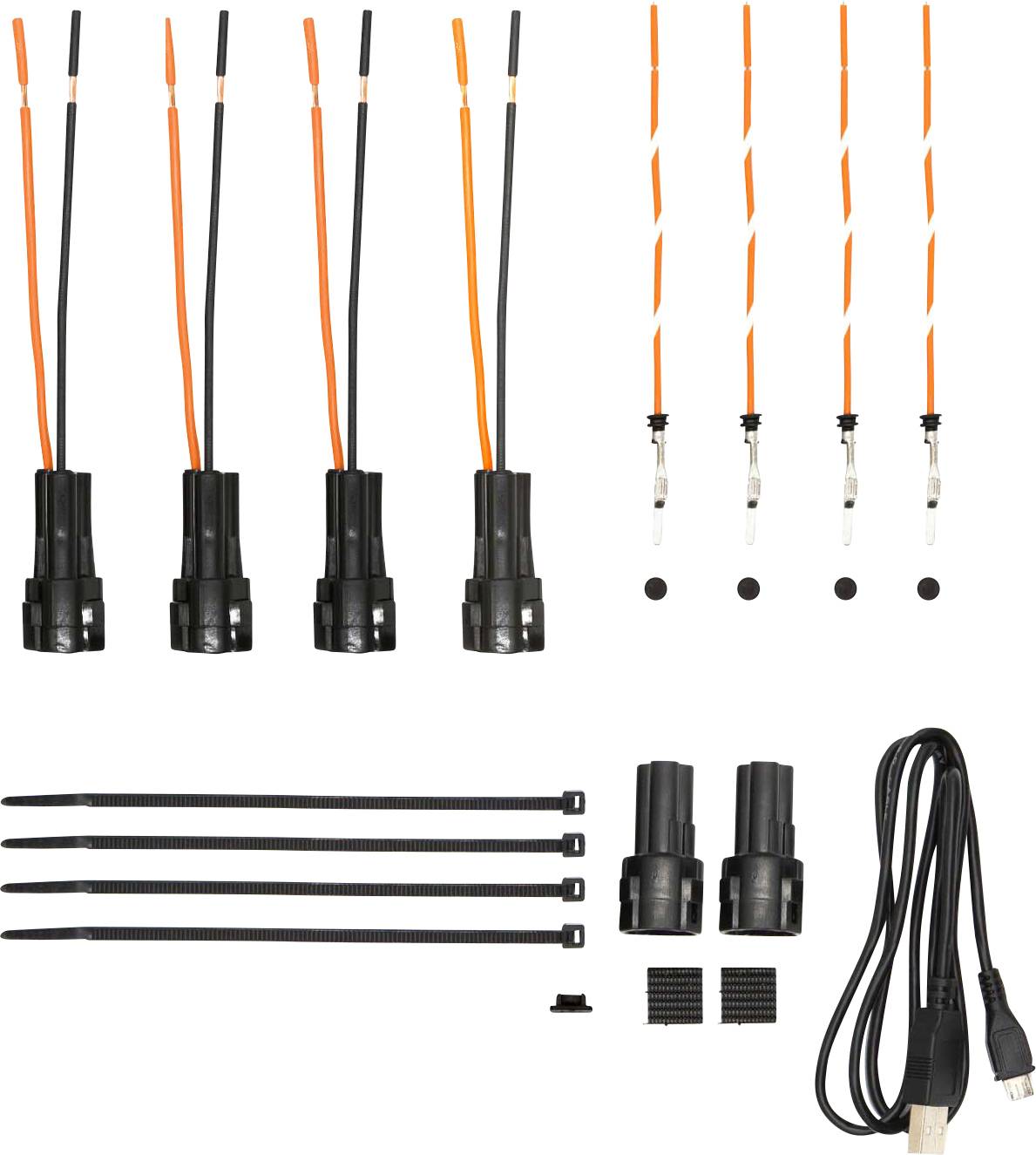 HEX ezCAN 4 Kanal Zubehörmanager Passend für (Auto-Marke): BMW (Motorrad) 76mm x 30mm x 16mm mit Micro-USB Anschluss