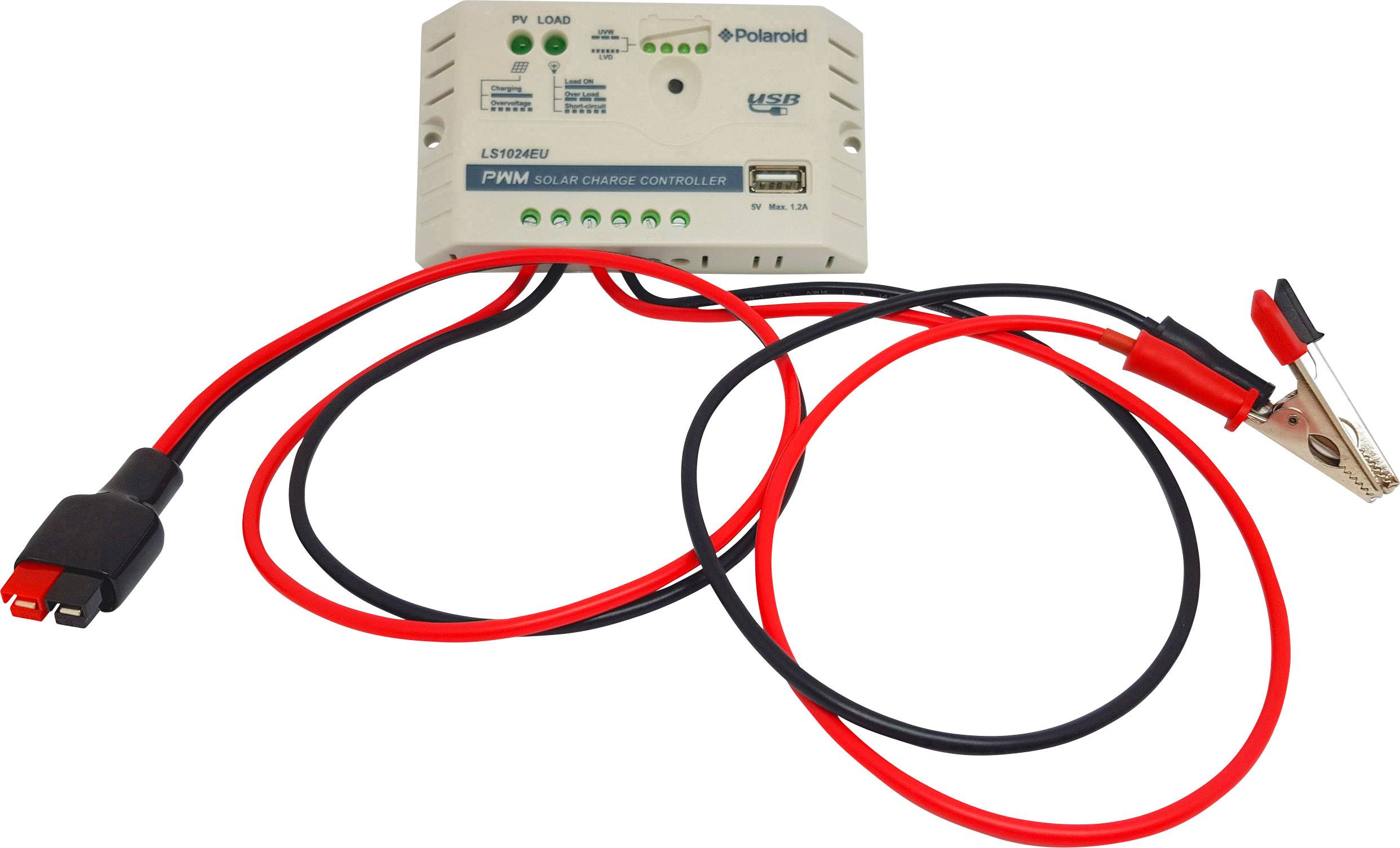 Polaroid LS1024EU Laderegler PWM 12 V, 24V 10A