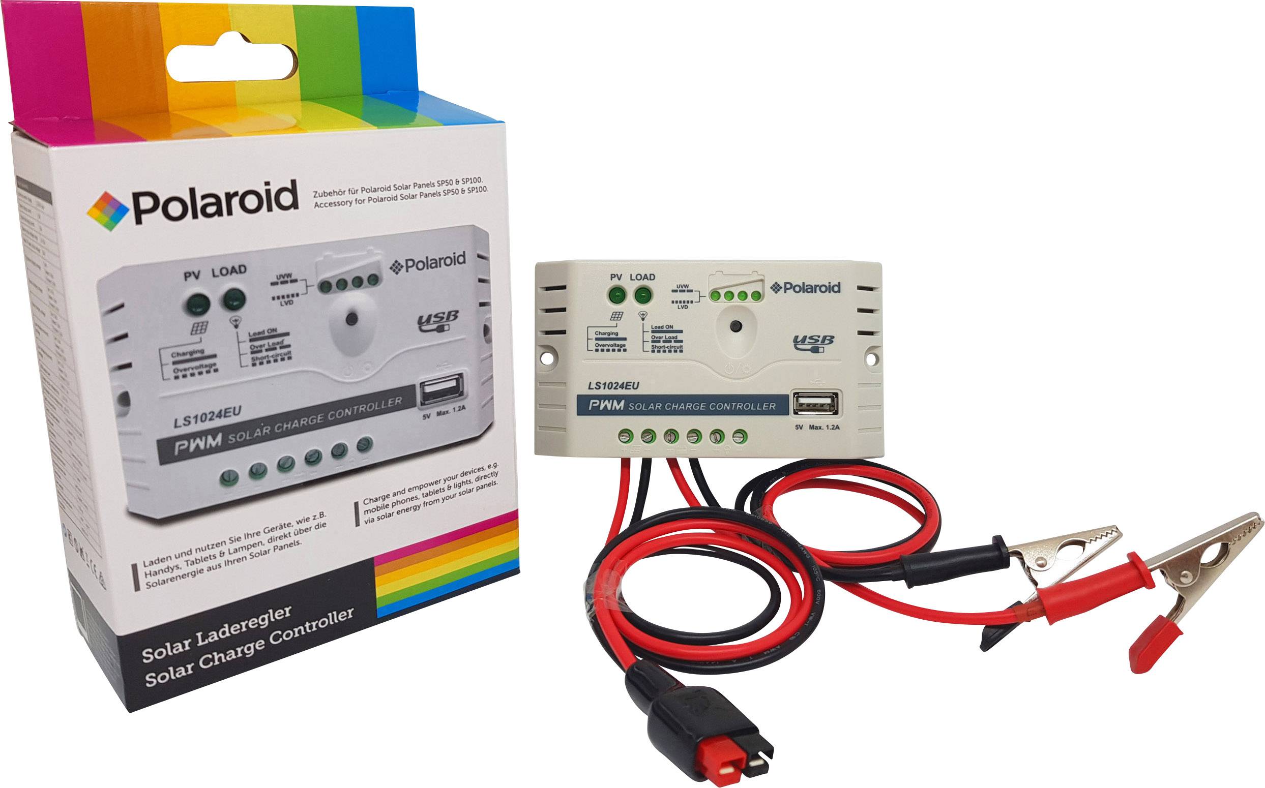 Polaroid LS1024EU Laderegler PWM 12 V, 24V 10A