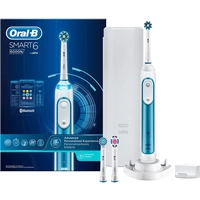 Oral-B Smart 6 6000N 80301107 Elektrische Zahnbürste Rotierend/Oszilierend/Pulsieren Weiß, Blau Oral-B Smart 6 6000N 80301107 Elektrische Zahnbürste Rotierend/Oszilierend/Pulsieren Weiß, Blau