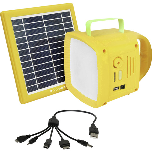 Pro Mate SolarTorch1 SolarTorch-1 LED Camping-Leuchte 90 lm akkubetrieben Gelb